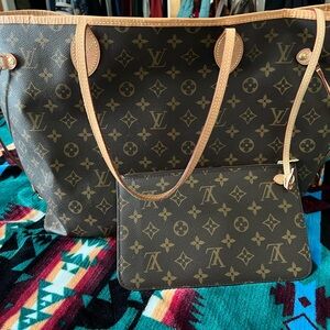 Louis Vuitton Brown Neverfull GM